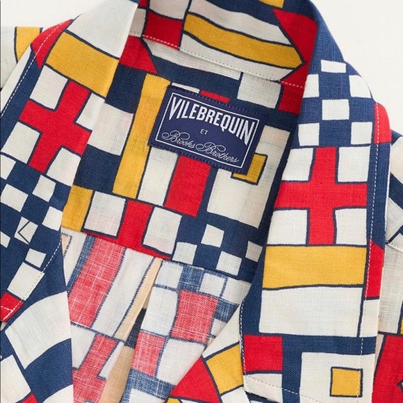 Brooks Brothers Et Vilebrequin Bowling
Shirt in the Mixed Signals Print - Picture 9 of 12